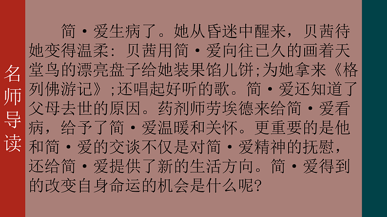 03.第三章 病中-《简·爱》整本书思辨性阅读 课件PPT02