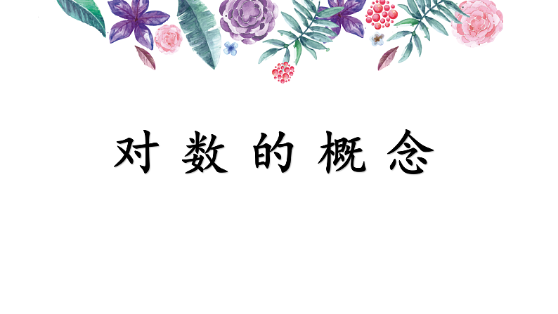 4.3.1 对数的概念 课件-----2024-2025学年高一数学人教A版(2019)必修 第一册03
