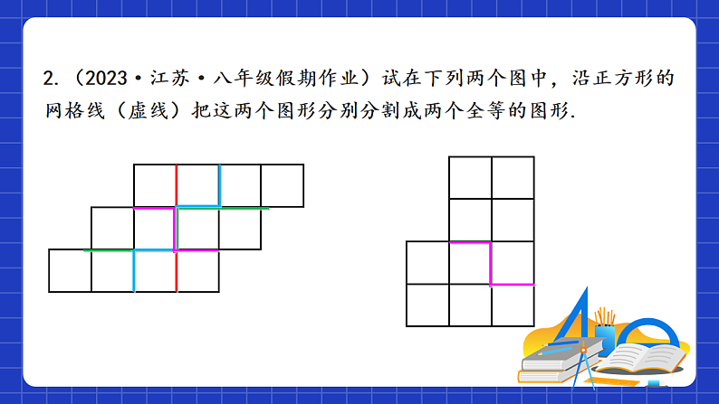 苏科版八上数学 第1章《全等三角形》小结与思考课件+知识梳理+单元测试06