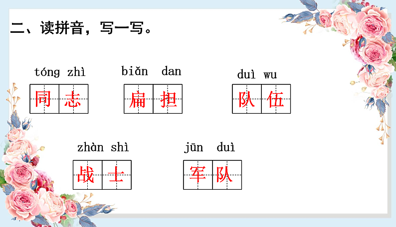 人教部编版语文(2024秋)二年级上册16.朱德的扁担课件第3页