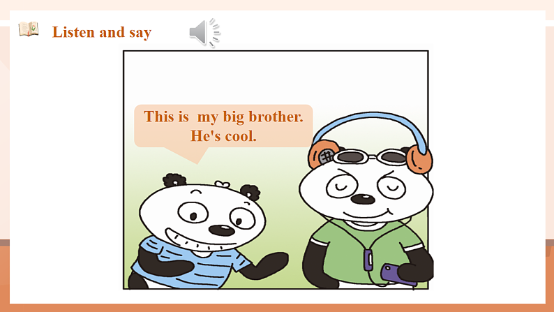 外研版四下 Module 1 Unit 2 He's cool. 课件39张第7页