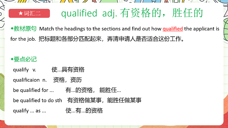 外研版高中英语选择性必修四Unit 1《Looking forwards》单元复习课件第6页