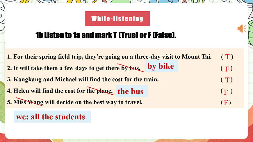 仁愛科普版英語八下 Unit 6 Topic 1 《Enjoy Cycling》Section A 課件第7頁