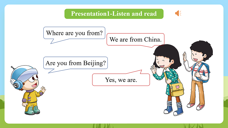 科普版英语四下Unit4 Lesson 4《Where are you from?》第二课时 课件第6页