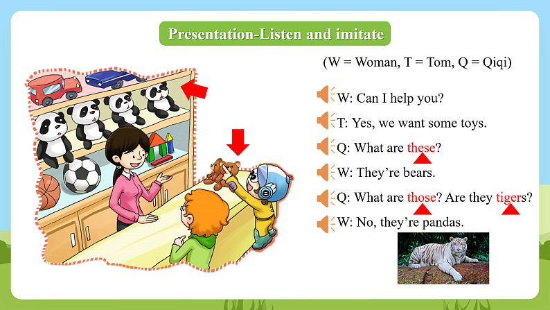 科普版英语四下Unit5 Lesson 5《What are these》第一课时 课件第8页
