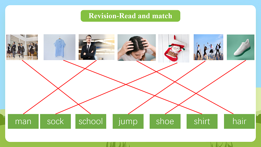 科普版英語(yǔ)四下Unit6 Lesson 6《Revision》第三課時(shí) 課件第4頁(yè)