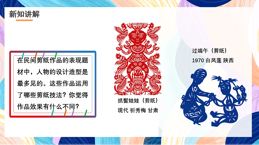 浙美版美術(shù)五年級(jí)下冊(cè)第五課《剪紙人物》課件第4頁(yè)