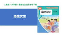 人教版（2024）七年级下册（2024）第一单元 珍惜青春时光第一课 青春正当时男生女生完美版教学作业课件ppt