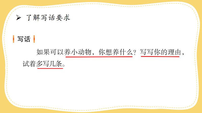 语文园地七·写话 课件第4页