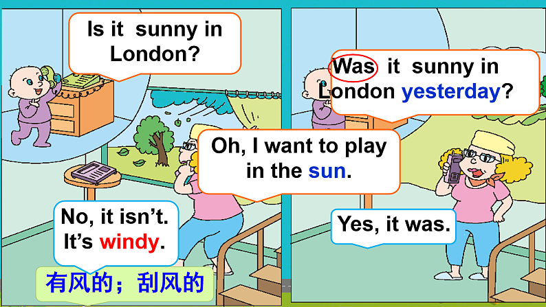 Module 6 Unit 1 Were you at home yesterday(课件)外研版(三起)英语四年级下册第7页
