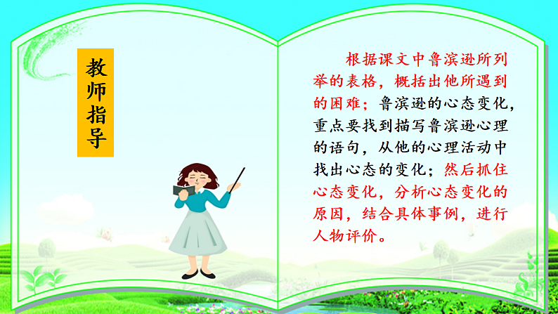 统编版小学语文六年级下册第二单元 5《鲁滨逊漂流记(节选)》课后习题课件第6页