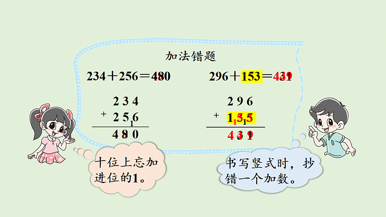2025春北师大版数学二年级下册 五 加与减 第6节 算得对吗(2)课件第5页