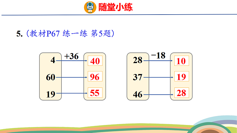 人教(2024)数学一下课件 第五单元 练一练第7页