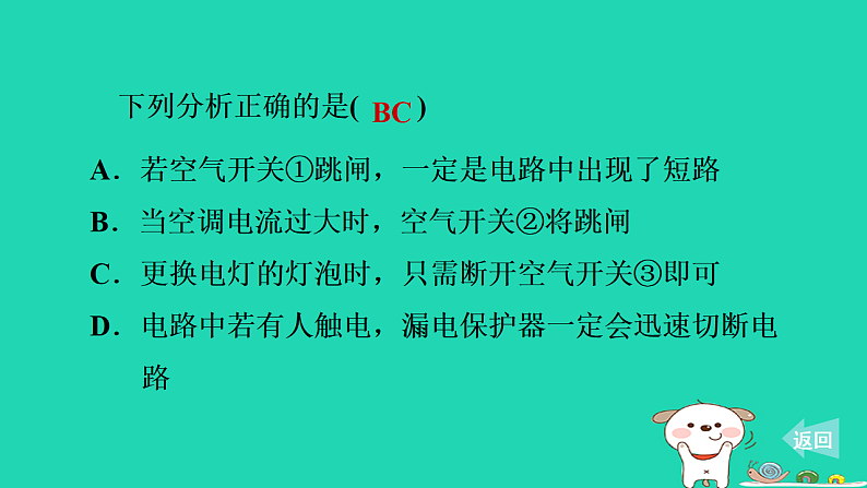 2024九年级物理上册第十五章安全用电期末复习专题习题课件鲁科版五四制第7页