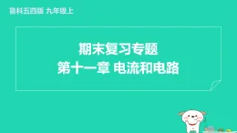 2024九年級物理上冊第十一章電流和電路期末復(fù)習專題習題課件魯科版五四制