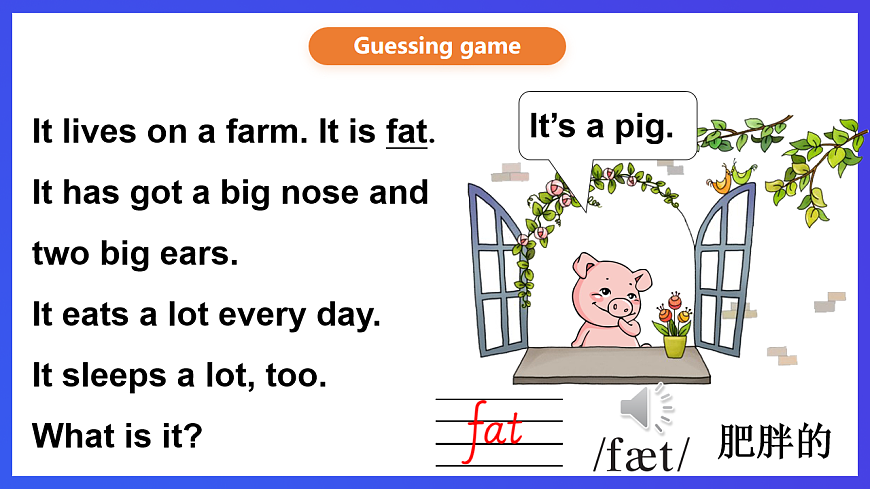 外研劍橋版英語(yǔ)四下 Unit 3《Animals》第4課時(shí)（Parts 7a & 7b）課件第2頁(yè)