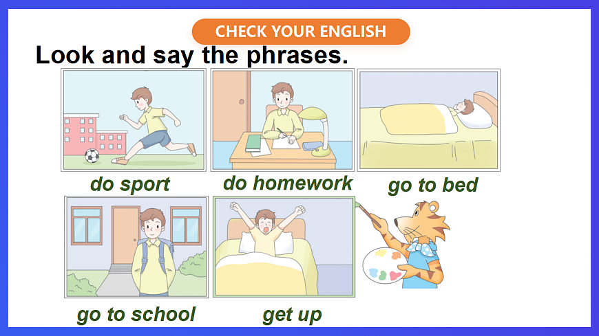 外研劍橋版英語四下 Revision 1 課件第7頁