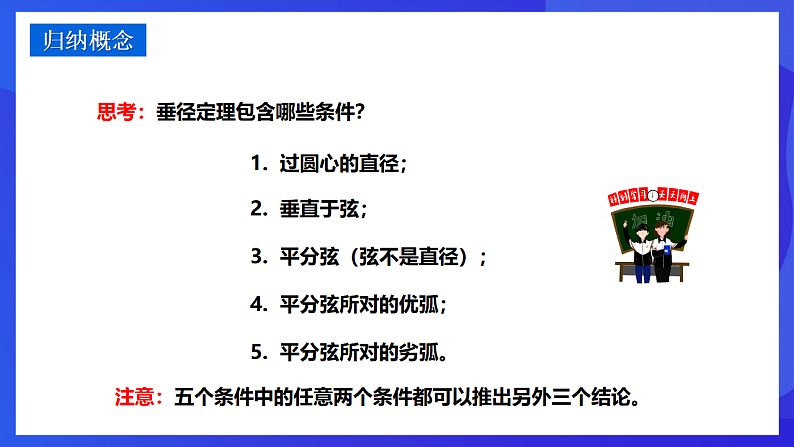 华师大版数学九年级下册27.1.2.2《垂径定理》课件第8页