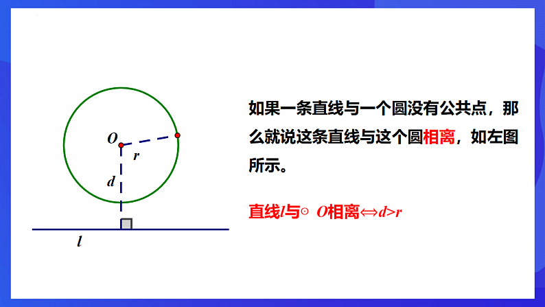 华师大版数学九年级下册27.2.2《直线与圆的位置关系》课件第5页