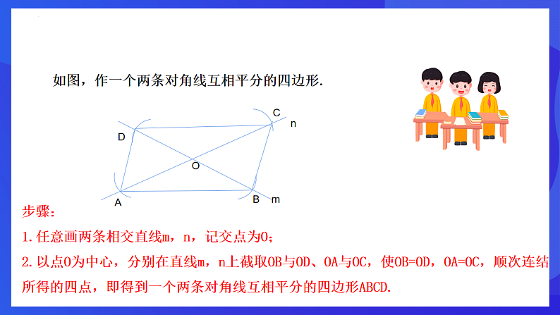 华师大版数学八年级下册18.2.2《平行四边形的判定(2)》课件第6页
