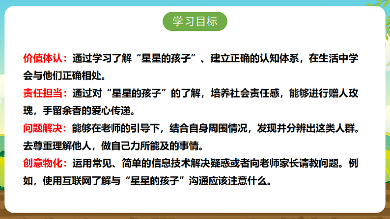 内蒙古版综合实践活动五下 第二单元 主题活动三《关注“星星的孩子”》课件第3页