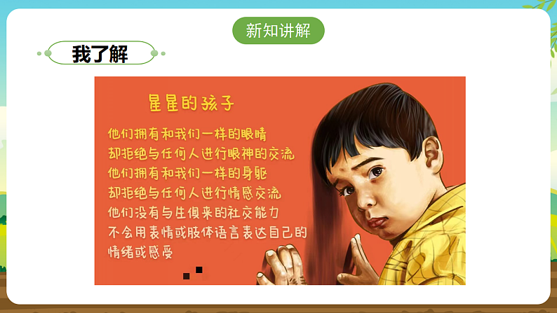 内蒙古版综合实践活动五下 第二单元 主题活动三《关注“星星的孩子”》课件第8页
