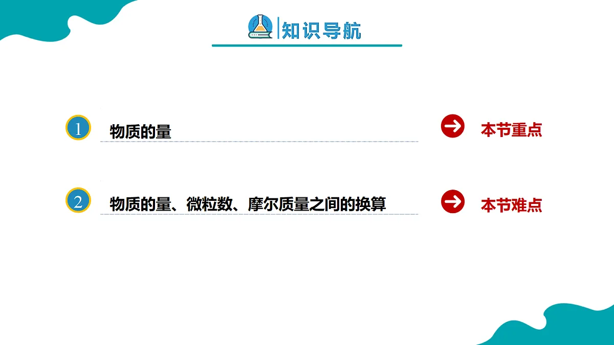 2024-2025学年高一化学(人教版2019必修一)2-3-1物质的量(1)课件第2页