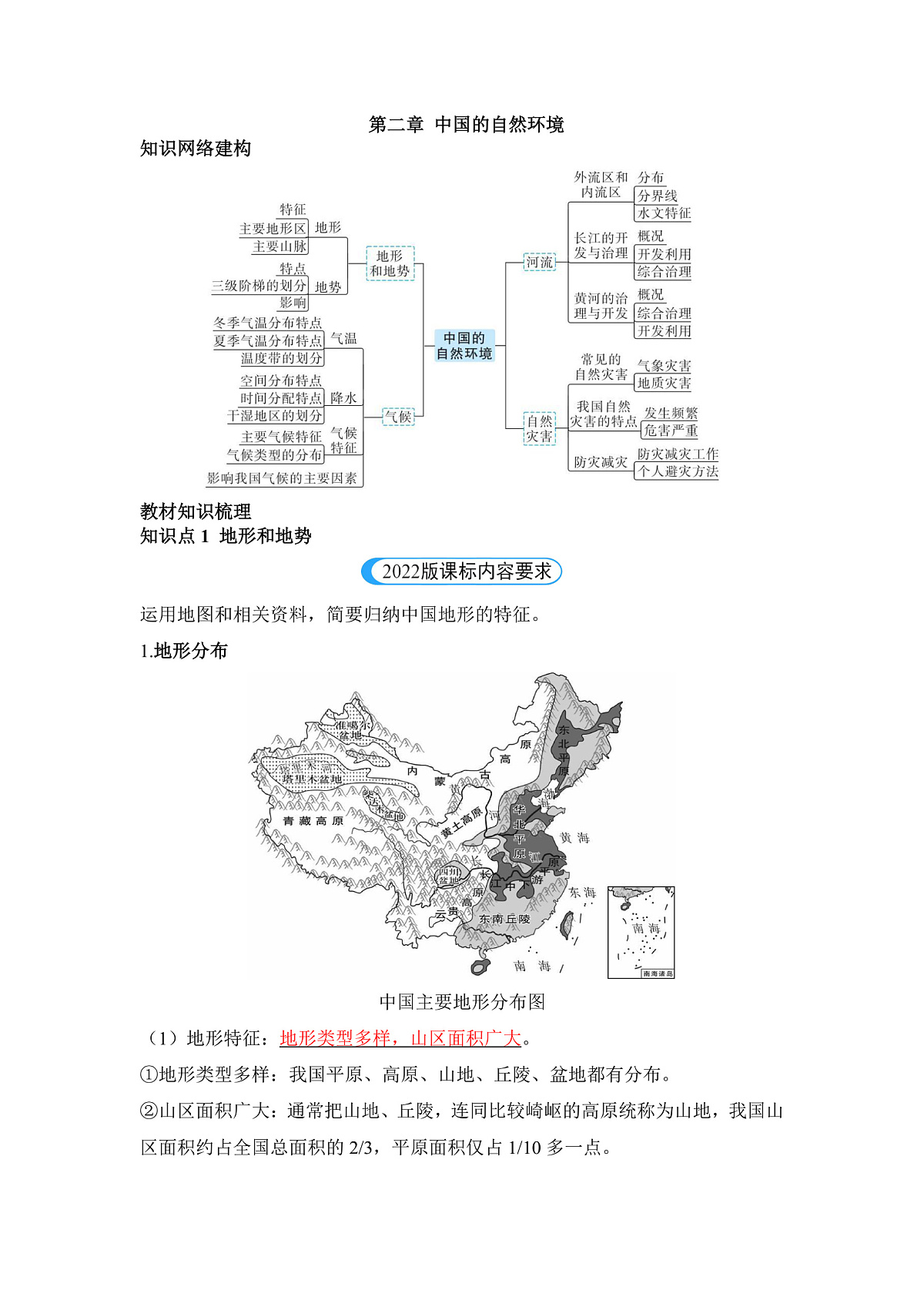 第二章 中国的自然环境第1页