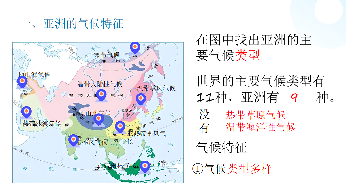人教版七年级地理下册7.1《亚洲的自然环境》第3课时课件第5页