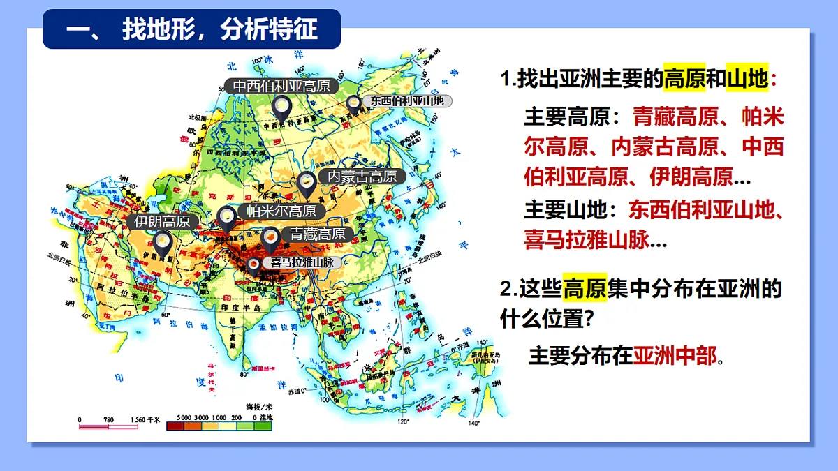 人教版七年级地理下册7.1自然环境(第2课时)课件第7页