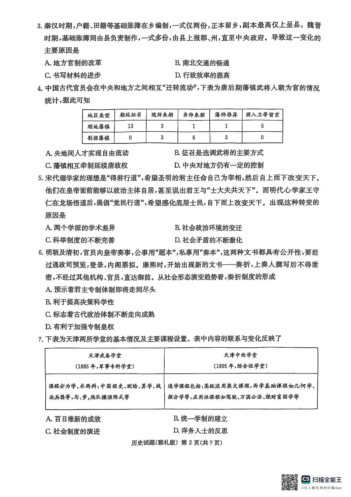 雅礼七(历史)第2页