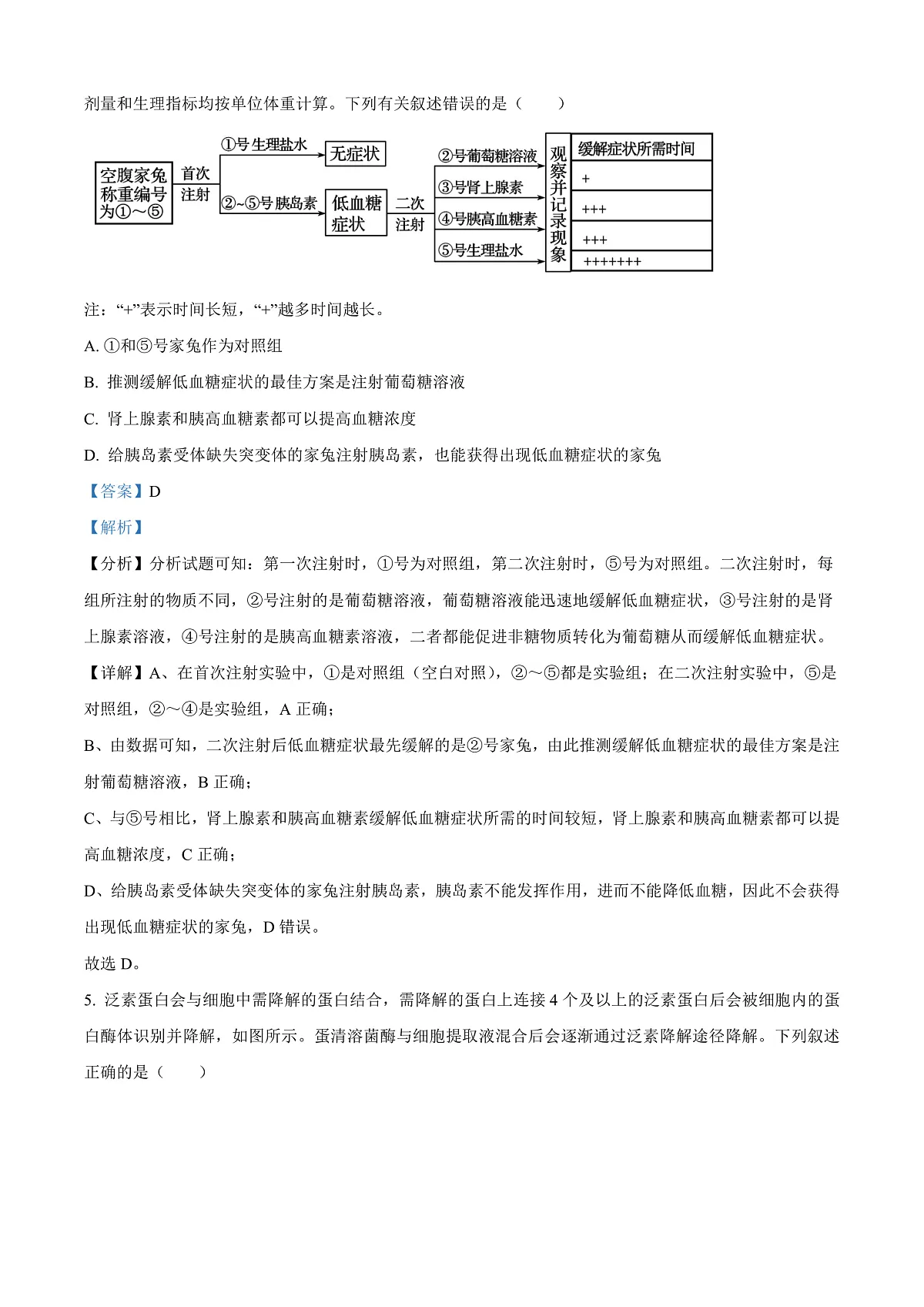 河北省邢台市2024-2025学年高三上学期期末考试生物试题 Word版含解析第3页