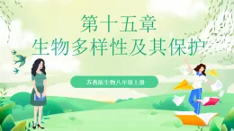 蘇教版生物八年級(jí)上冊(cè)第十五章《生物多樣性及其保護(hù)》（考點(diǎn)串講課件）