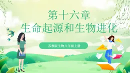 蘇教版生物八年級(jí)上冊(cè)第十六章《生命起源和生物進(jìn)化》（考點(diǎn)串講課件）