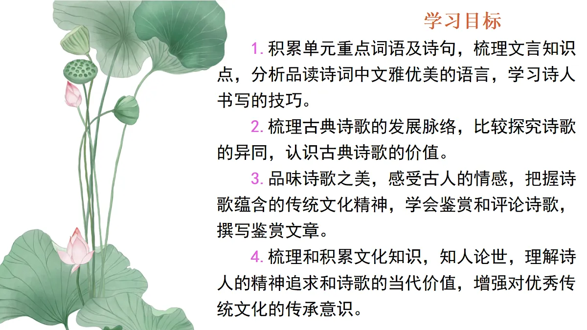 专题01:“诗评:探寻诗意,品评诗歌之美”单元写作指导-2024-2025学年高二语文单元写作深度指导课件(统编版选必下册)第2页