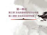 高中政治 (道德与法治)人教版 (新课标)必修3 文化生活文化在交流中传播图片ppt课件