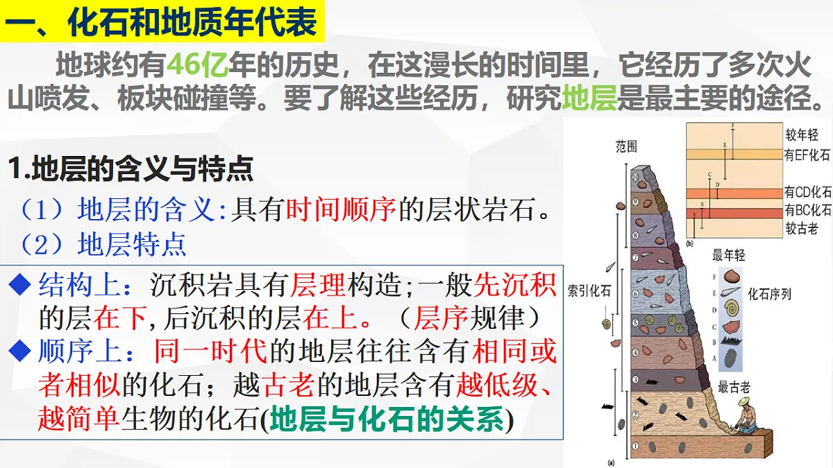 人教版高中地理 必修 第一册 1-3《地球的历史》课件第4页