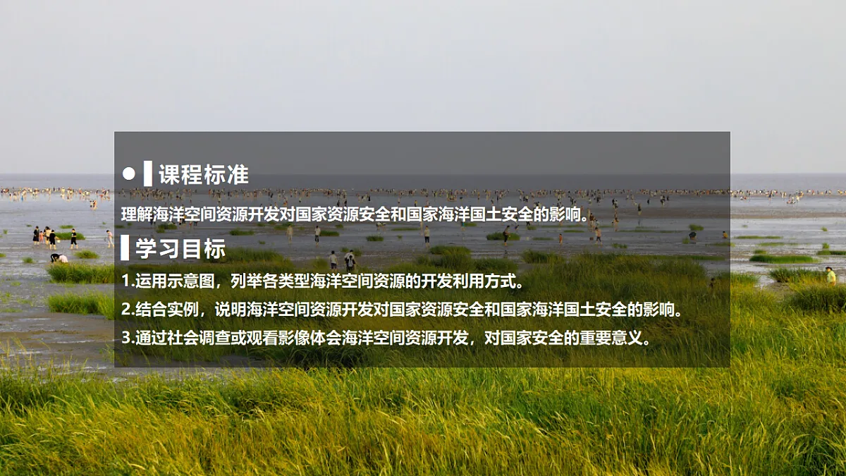 人教版高中地理 选择性必修3 2-4海洋空间资源开发与国家安全 教学课件第3页