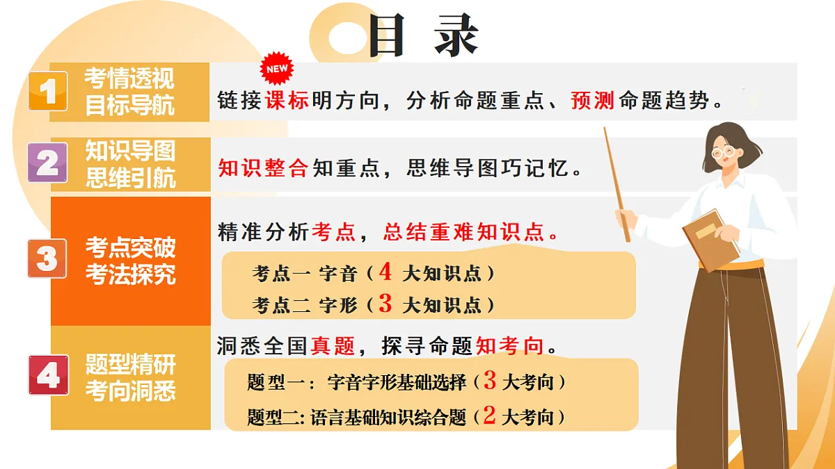 2025年中考语文一轮复习语言文字运用 第01讲 巧辨字音字形 课件第2页