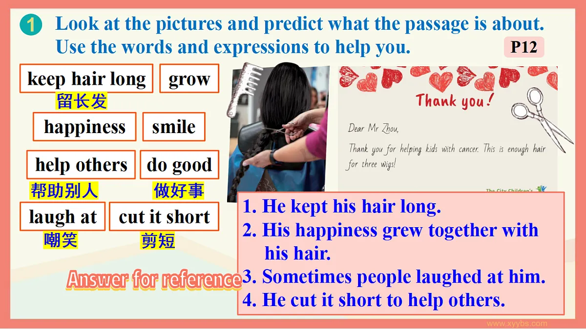 Unit 1 Reading for writing 课件新外研版英语七年级下册第4页