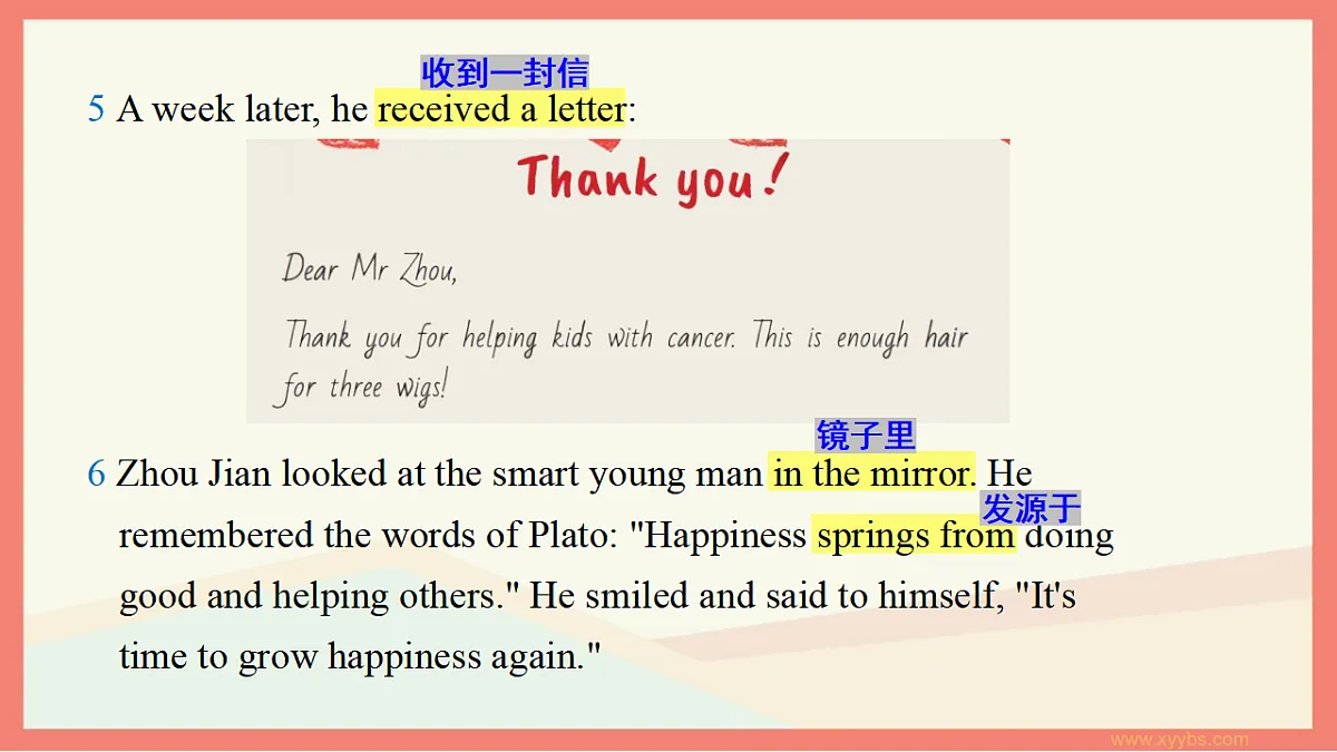 Unit 1 Reading for writing 课件新外研版英语七年级下册第6页