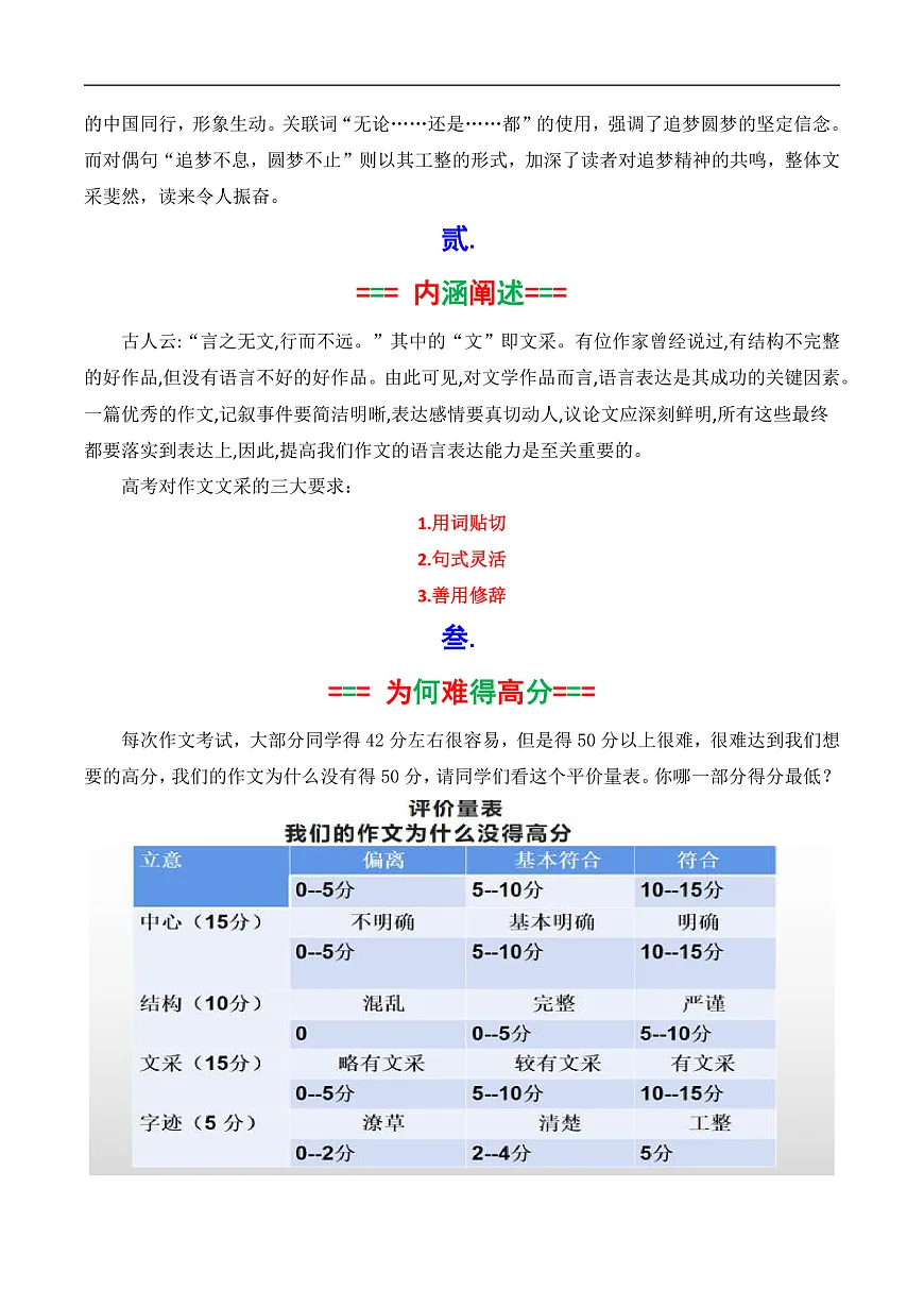 专题09 提升考场作文文采技巧写作指导(原卷版)(上篇)第3页