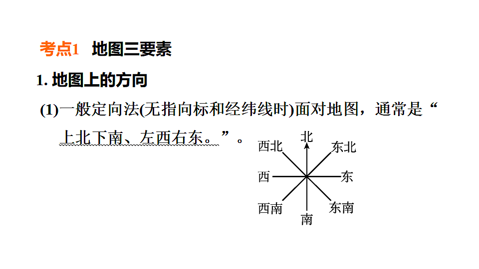2025年初中地理会考专项复习课件 第3课时 地图的阅读第2页