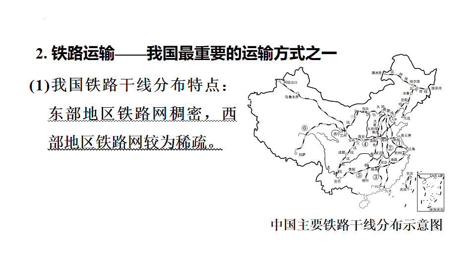 2025年初中地理会考专项复习课件 第21课时 中国的交通运输第5页