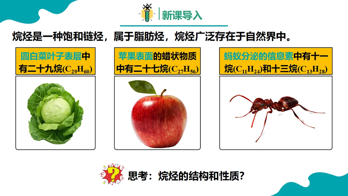 高中化学人教版2019选择性必修3 2.1 烷烃(同步课件)第3页