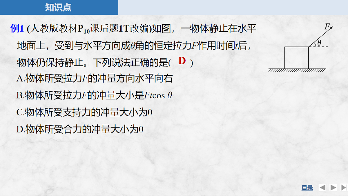 1.2《动量定理》课件 人教版高中物理选择性必修一第7页