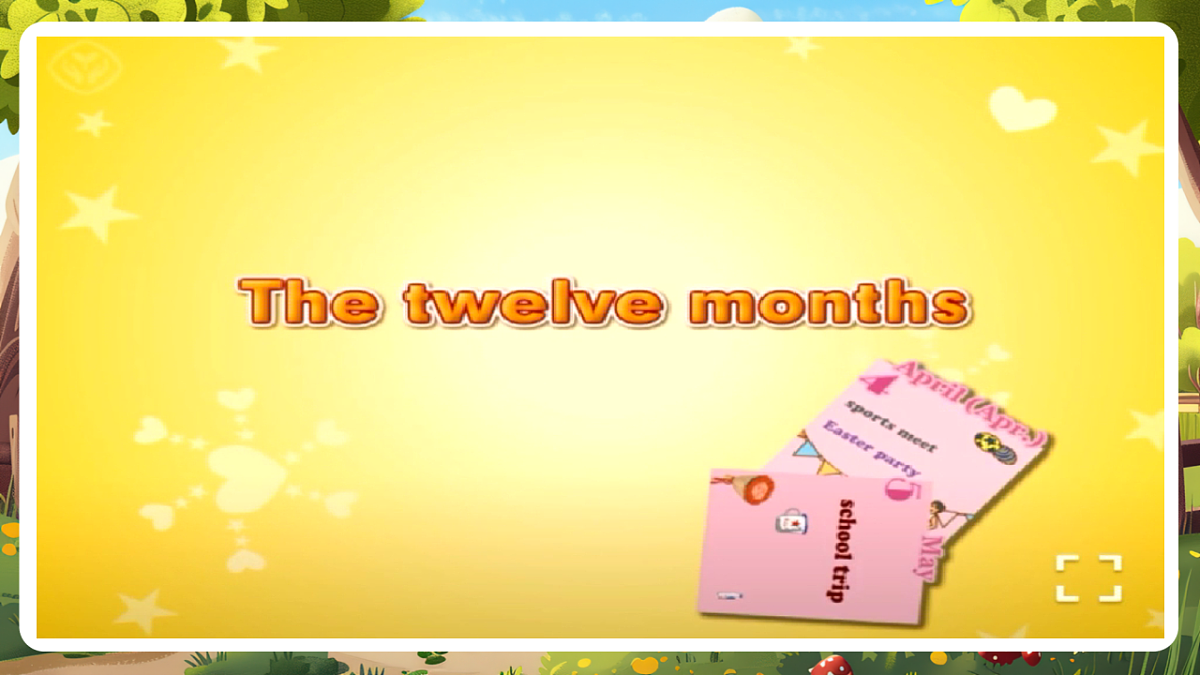【精优公开课】Unit 3 My school calendar PB Let's learn 课件第4页