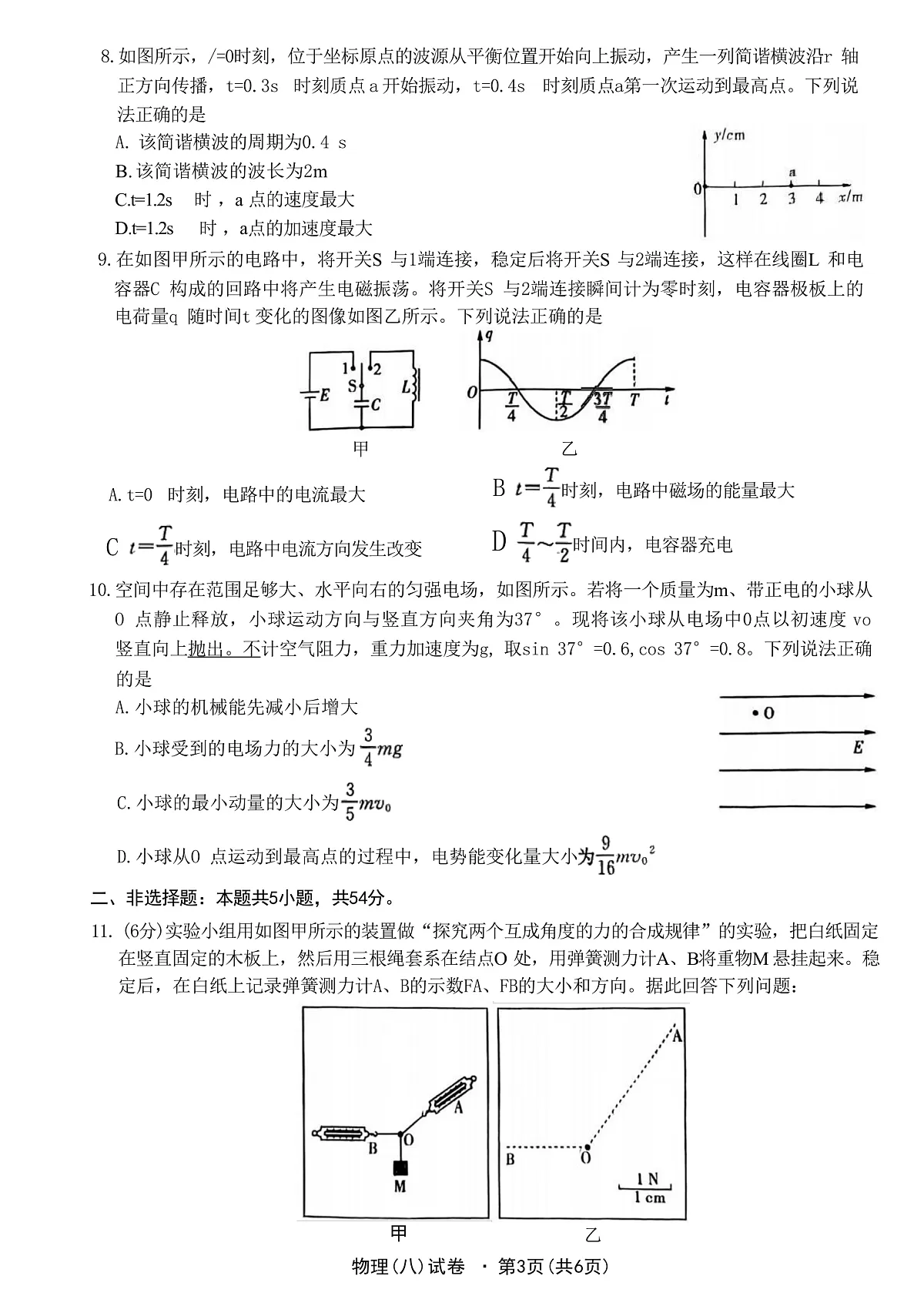 2025届云南省云南师大附中等名校联盟高三下学期月考(八)物理 (解析版)第3页