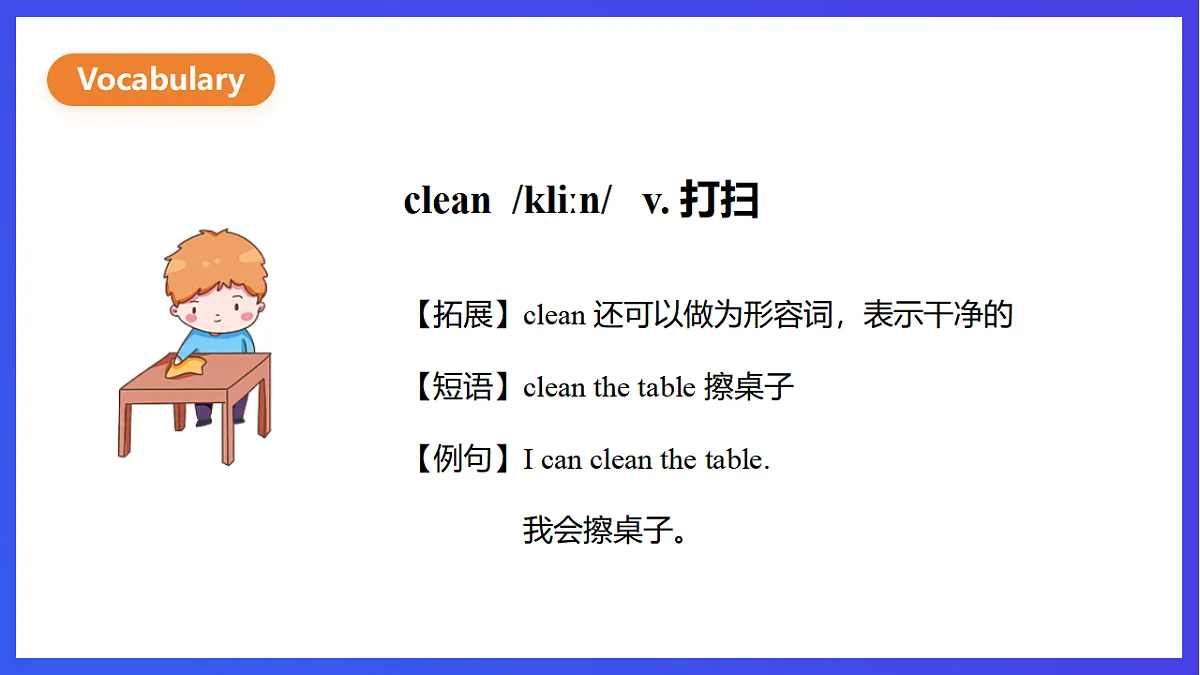 【单元课件】人教版PEP(2024)英语二上Unit 3《 Helpful hands》(教学课件)第4页