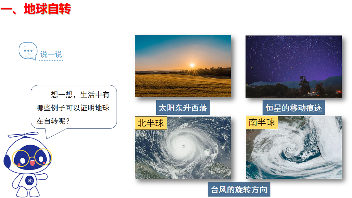湘教版(2024年)地理七年级上册 2.2 地球运动 地球的自转 课件第2页
